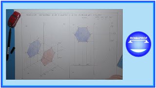 PROIEZIONI ORTOGONALI DI UN ESAGONO PARALLELO AL PV 515 [upl. by Ver]