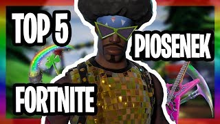 TOP 5 PIOSENEK FORTNITE [upl. by Adnor]