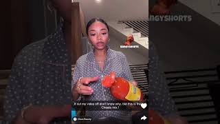 Skai Jackson Tries A Pregnancy Snack Hot Cheetos  Ranch  amp Tajin [upl. by Katleen]