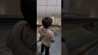 Escalators in singapore sg subway ride part1Hightecsingapore Mrt stationdhobi ghaut mrtsgsmrt [upl. by Petronilla]