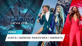 SUPERNOVA 2018 OPENING Justs Agnese Rakovska Aminata [upl. by Aidne712]