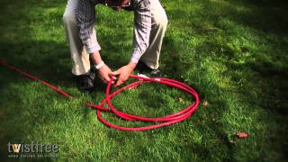 Roadee Hose Coiling Demonstration  httptwistfreecom [upl. by Nnylrahc]