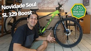 Lançamento MTB Soul SL 329 Mantiqueira Boost SX Suntour  Unboxing [upl. by Aelc]