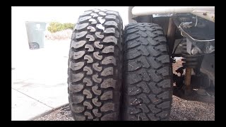 285s Vs 35s Moto Metals Mounted [upl. by Lednor534]