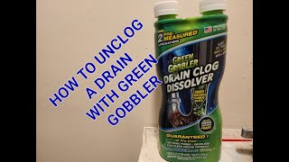 How to Unclog A Drain Green Gobbler [upl. by Lokkin394]