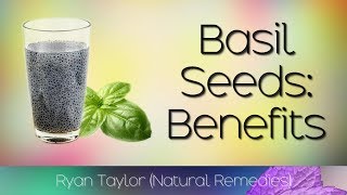 Basil Seeds Benefits for Health Drink [upl. by Assilam]