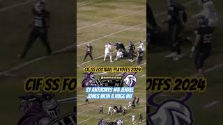 CIF SS FOOTBALL PLAYOFFS 2024 ST ANTHONY SAINTS VS SHADOW HILLS KNIGHTS [upl. by Benjamin]