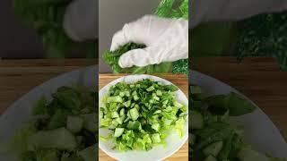 Green salad with lentils recipe greensalad saladrecipe mixedsalad salad [upl. by Oirobil]