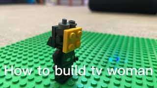 how to build tv woman [upl. by Cleti]