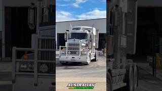 Kenworth T909 leaving warehouse [upl. by Larentia]