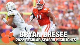 Bryan Bresee 2022 Regular Season Highlights  Clemson DL [upl. by Akimal]