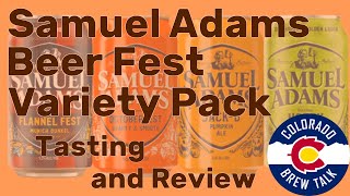 Samuel Adams Beer Fest Variety Pack Tasting and Review [upl. by Emmi]