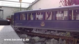 LGB Orientexpress Mallet Dampflok Mit Sound Pullman Wagen Gebraucht [upl. by Namreh]