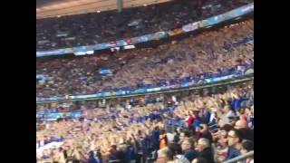 AMAZING ICELAND VIKING CLAP AT EUROS 2016 [upl. by Onailil]