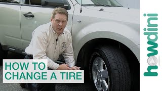 How to Change a Tire  Change a flat car tire step by step [upl. by Matthus]