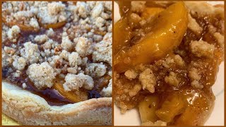 Luella’s Southern Kitchen  Brown Sugar Peach Cobbler with Cream Cheese Dough amp Crumble Topping [upl. by Dennison]