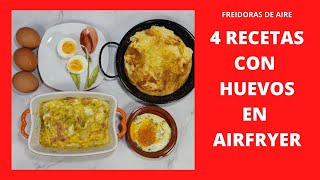 ✅ Cómo FREÍR UN HUEVO en FREIDORA DE AIRE  3 RECETAS CON HUEVO EN AIRFRYER 😋¡HUEVO FRITO😍 [upl. by Sloane]