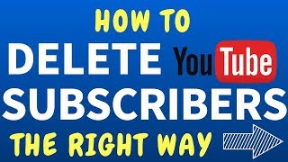 How To Delete Subscribers On YouTube ✅ [upl. by Zetrauq591]