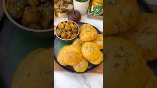 Tasty Suji Aloo Ki Puri Recipe😍 shorts trending winterspecial [upl. by Bilski]