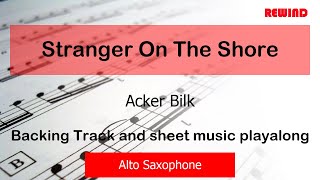 Acker Bilk Stranger On The Shore Alto Sax Backing Track and Sheet Music [upl. by Dnaltiac]