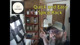 Quick DIY Spice RackShelf [upl. by Sherilyn]