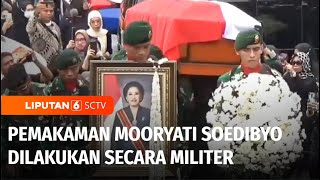 Pemakaman Mooryati Soedibyo Dilakukan Secara Militer di Bogor  Liputan 6 [upl. by Orvan]