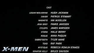 XMen 2000 End Credits [upl. by Llertnor]