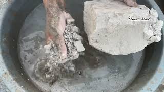 Reuse Cement Water Crumbling SleepaidUnique asmr [upl. by Tchao]