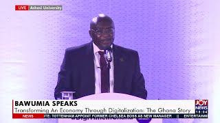 Bawumia Speaks Transforming an Economy through Digitization The Ghana Story  JoyNews 21121 [upl. by Eylk]