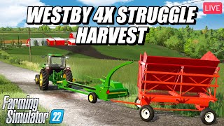 WESTBY 4X FARM BUILD LIVE  FARMING SIMULATOR 22 [upl. by Burn]