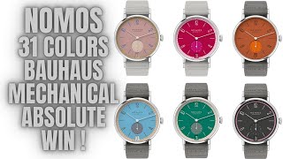 Nomos Tangente 38mm in 31 COLORS limited edition [upl. by Elylrac]