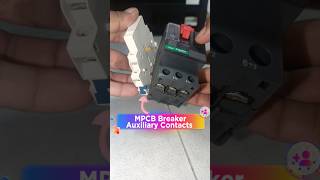 Use Auxiliary Contacts in MPCB Breaker auxiliarycontacts mpcb shorts [upl. by Ahsetra]