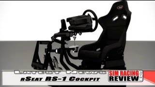 Sim Racing Review Latest News  rSeats New RS1 Cockpit [upl. by Aleda]