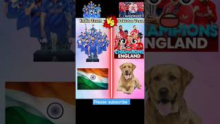 India cricket team 🆚 England team 🔥Who is Winner 🤔🏆 cricket comparison shorts funny animation [upl. by Ainsworth]