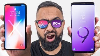 Samsung Galaxy S9 Plus vs iPhone X [upl. by Netti70]