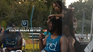 Color Grade Your Footage WAY BETTER Using Adobe Lightroom [upl. by Airak]