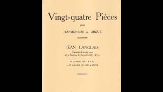 Jean Langlais  24 Pièces XVII Pour une sainte de légende [upl. by Enoved]