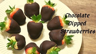 Chocolate covered  dipped Strawberries [upl. by Edson]