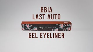 BBIA Last Auto Gel Eyeliner in R4 Closeup amp Swatch  Heather Pickles [upl. by Alyal747]