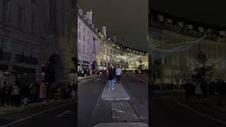 London Regent Street Christmas Vibes london christmas christmaslights 2024 [upl. by Trella]