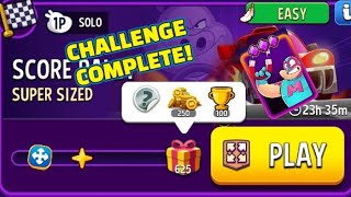 Super Sized Score Rally Solo Challenge Score 625 Points [upl. by Yzzik395]