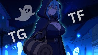 I cant control my body👻 TG TF Transgender Transformation Animation MTF [upl. by Magen]