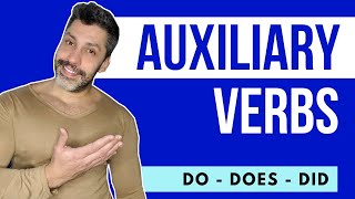 Verbos Auxiliares Auxiliary Verbs  DO DOES e DID [upl. by Vi]