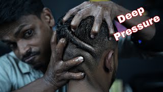 Best Indian ASMR Deep Tissue Head Massage  Neck Cracking Oil Head Massage For Deep Sleep [upl. by Kosel]