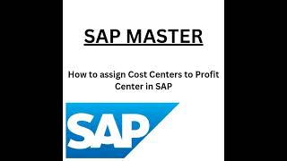 How to assign cost centers to profit center in SAP ECC sap fico hana finance cloud data [upl. by Jacobina84]