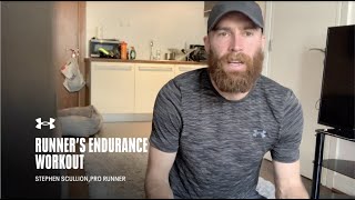 Runner’s Endurance Workout with Stephen Scullion  Under Armour Run Home Workouts [upl. by Norton352]