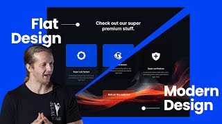 Flat Design vs Modern Design Trends for UI [upl. by Nuawtna]