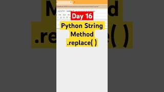 Python String Function 🐍python programming coding [upl. by Kimbell]