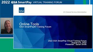 2022 GSA SmartPay Forum  GSA004  GSA SmartPay Online Tools [upl. by Jeniffer]