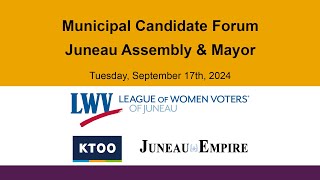 Juneau 2024 Assembly Candidates Forum [upl. by Ahsinej]